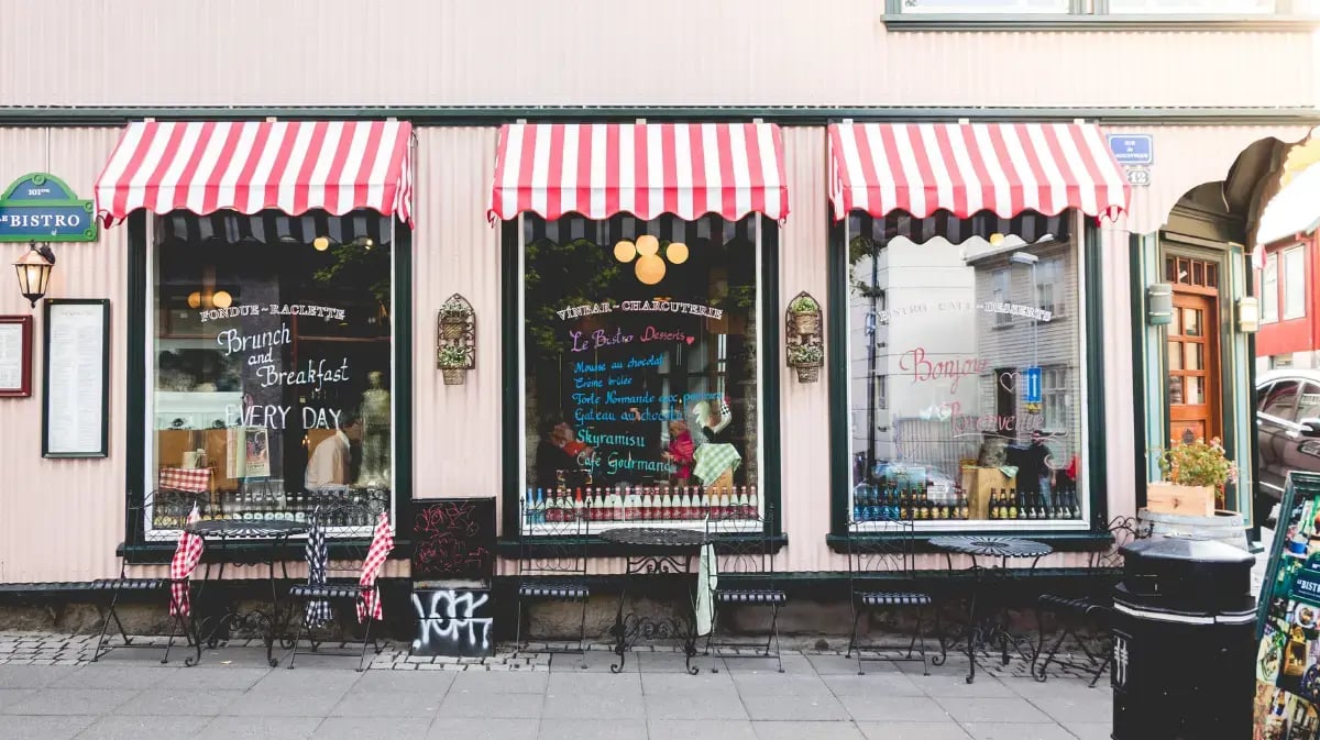 small business store on a street corner